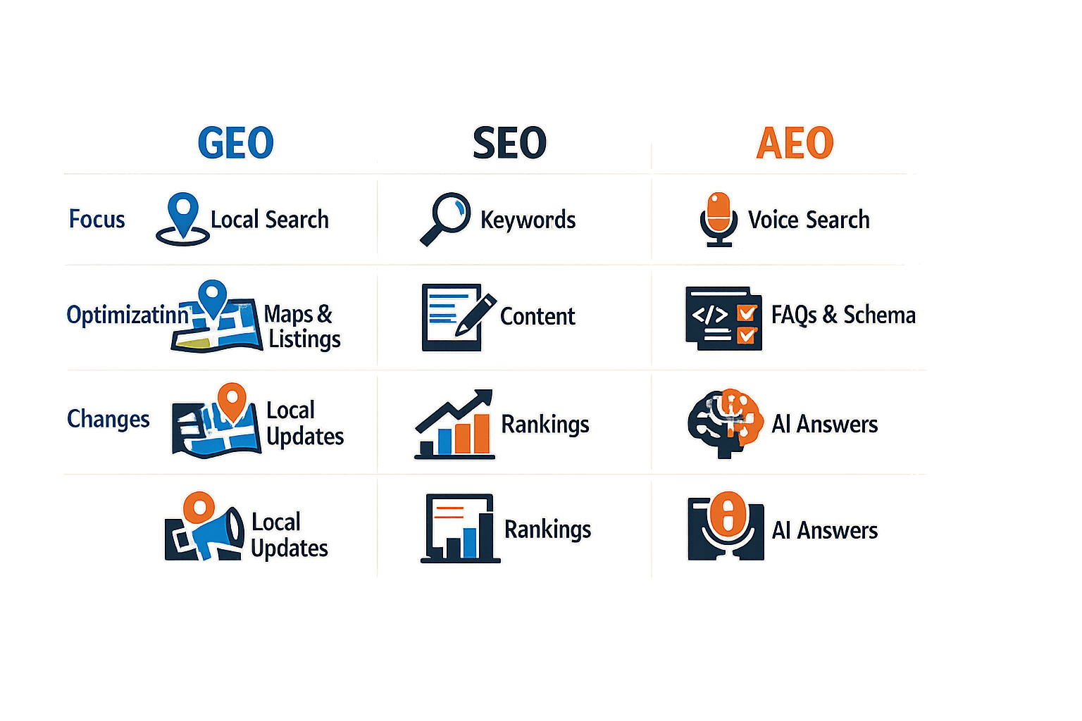 Geo vs SEO: AEO vs SEO: Key Changes for Search Teams (+ GEO Explained)